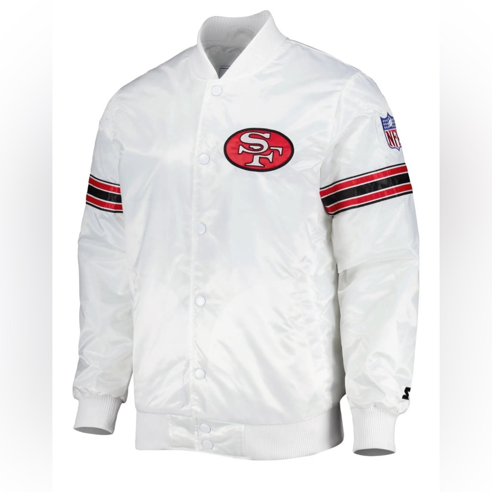 San Francisco 49ers Starter The Power Forward Full-Snap Jacket. NWT